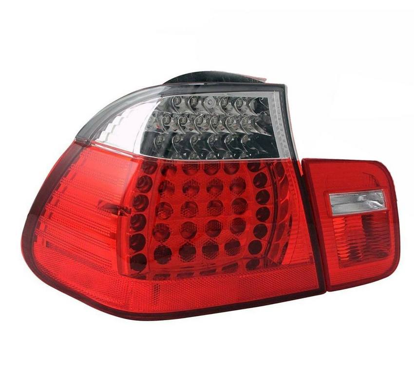 Tail Light Set - Driver Side Inner and Outer (White Turn Signal)